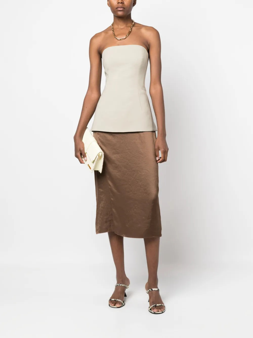 Wrap Midi Skirt