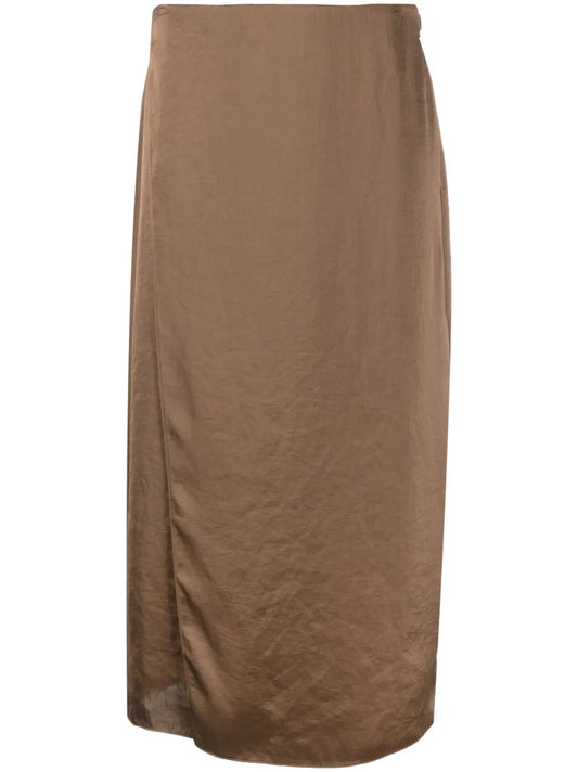 Wrap Midi Skirt