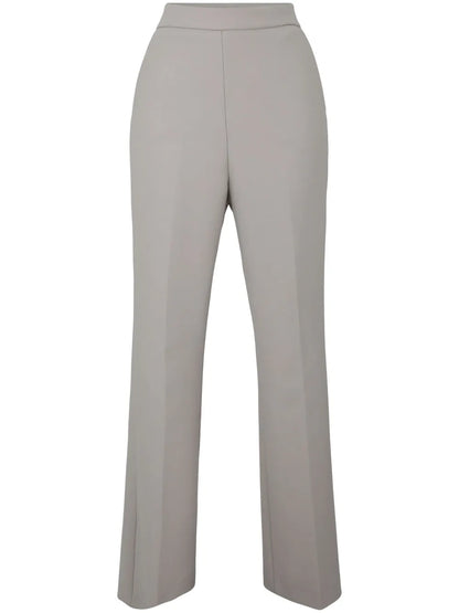 High-Waist Wool Tailored Trousers