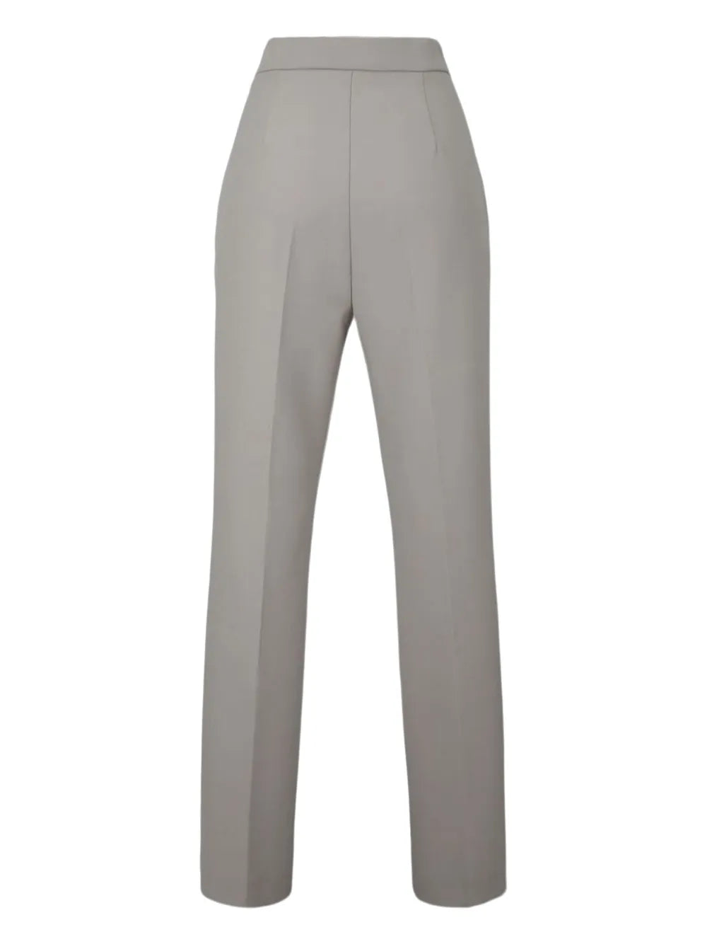 High-Waist Wool Tailored Trousers