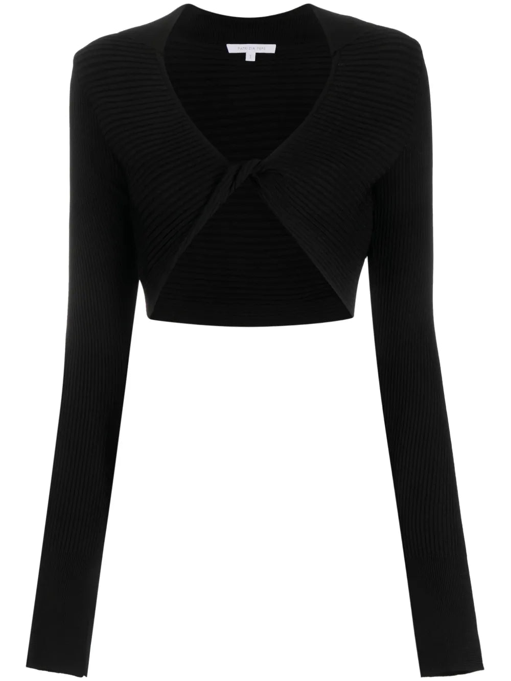 Scoop-Neck Long-Sleeve Top