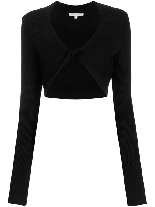 Scoop-Neck Long-Sleeve Top