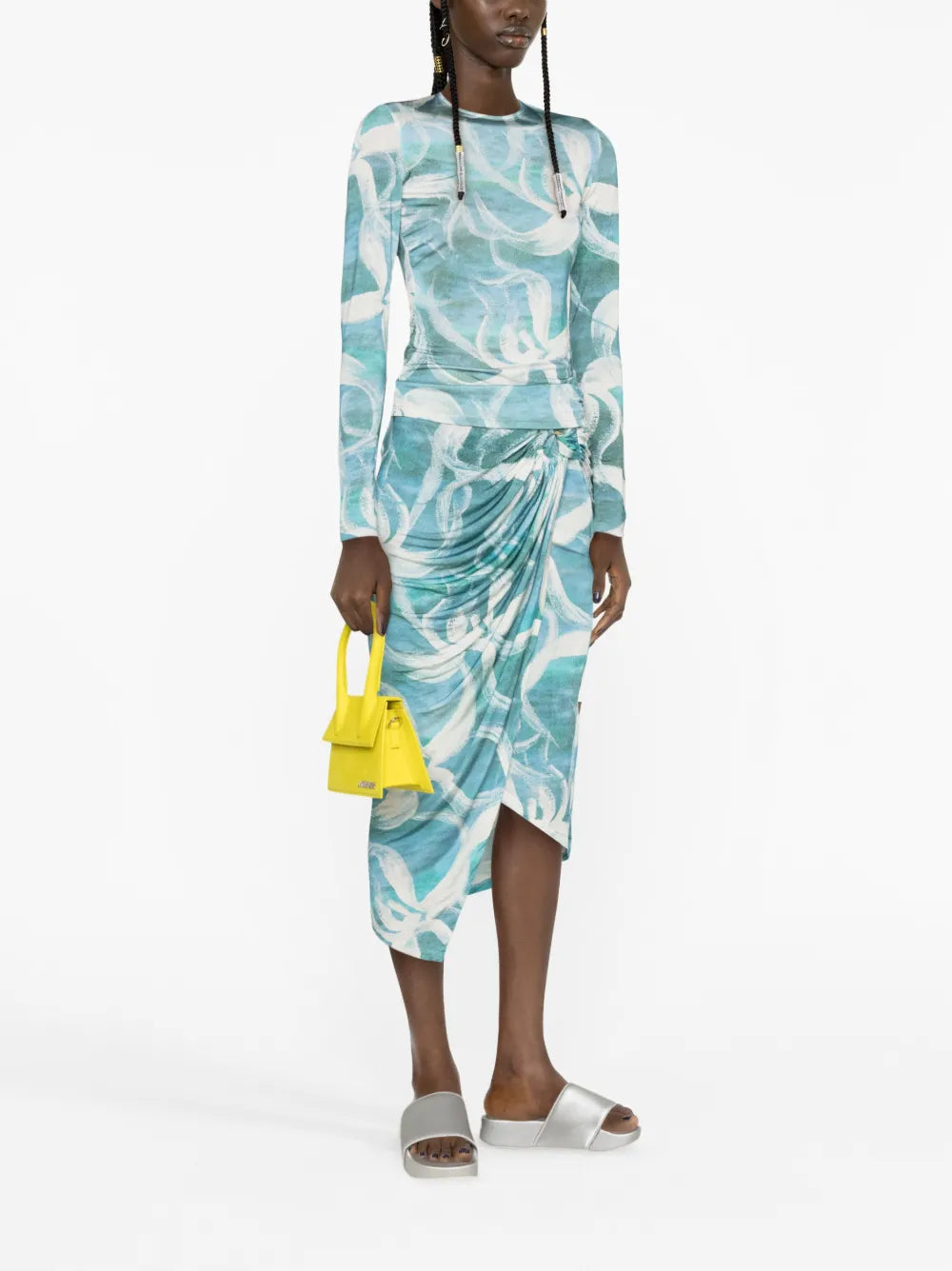 Asymmetric Midi Skirt