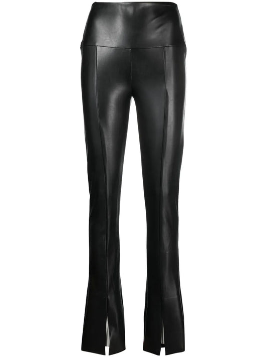 Faux-Leather Skinny Trousers