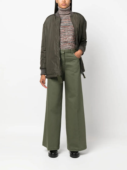 Drawstring Padded Bomber Jacket