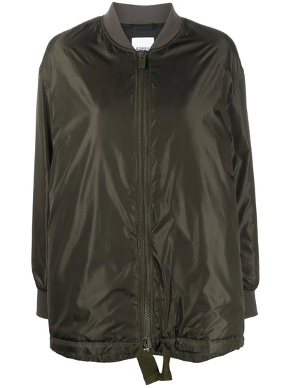 Drawstring Padded Bomber Jacket