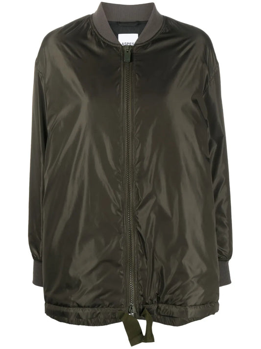 Drawstring Padded Bomber Jacket