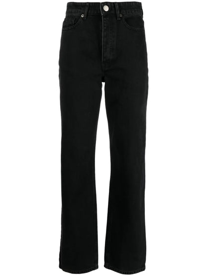 Straight-Leg Organic-Cotton Jeans