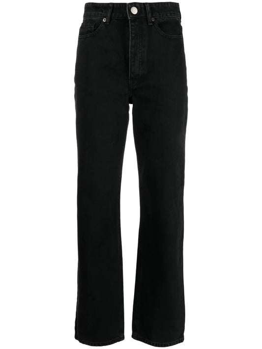 Straight-Leg Organic-Cotton Jeans