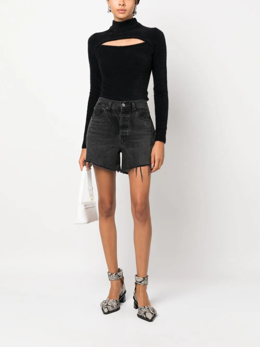 Mayers Faux-Fur Cut-Out Jumper