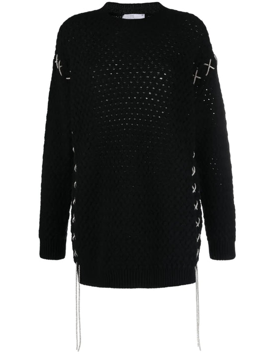 Open-Knit Merino-Cashmere Jumper