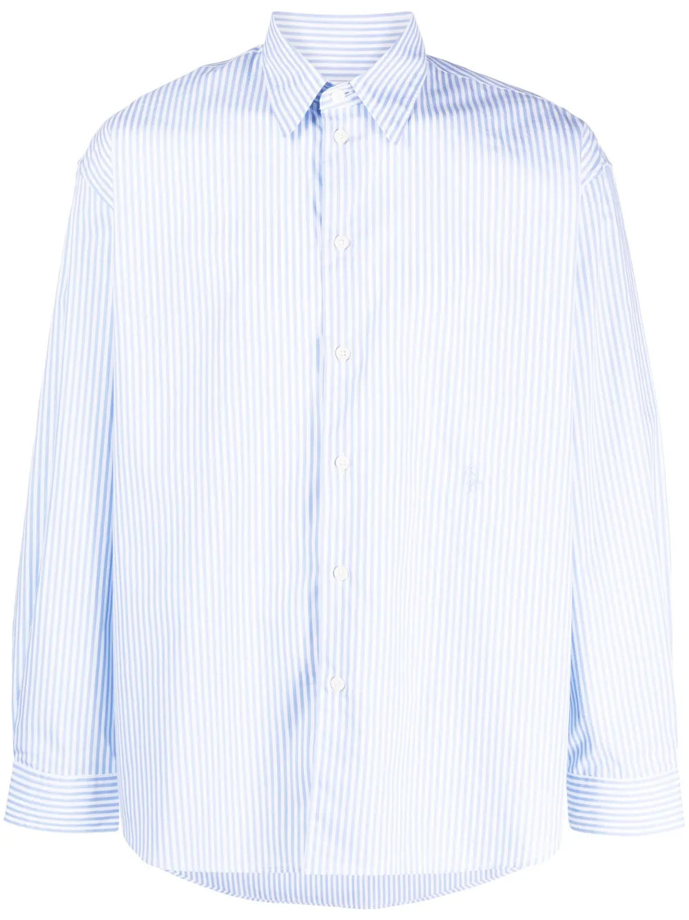 Stripe-Print Long-Sleeved Shirt