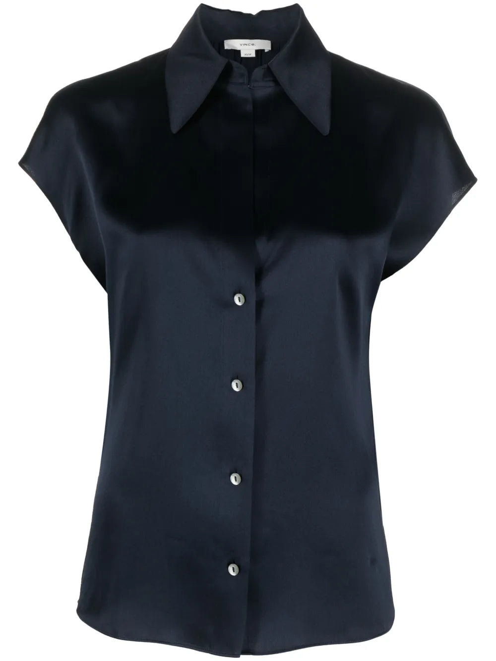 Short-Sleeve Silk Shirt