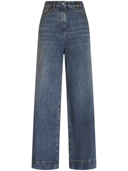 High-Rise Flared Jeans