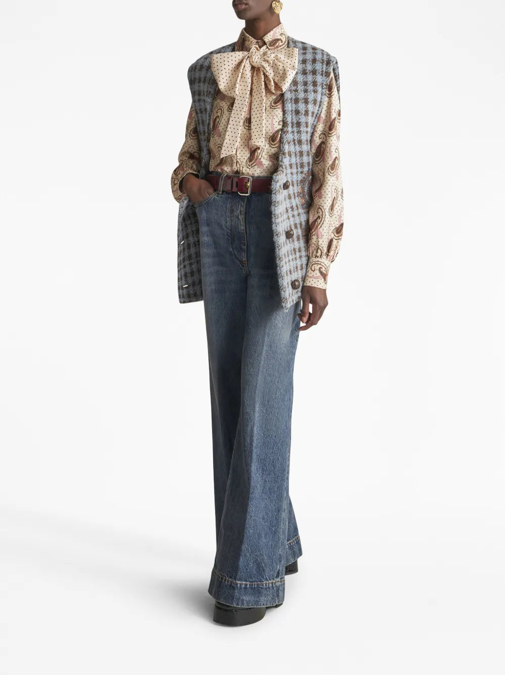 High-Rise Flared Jeans