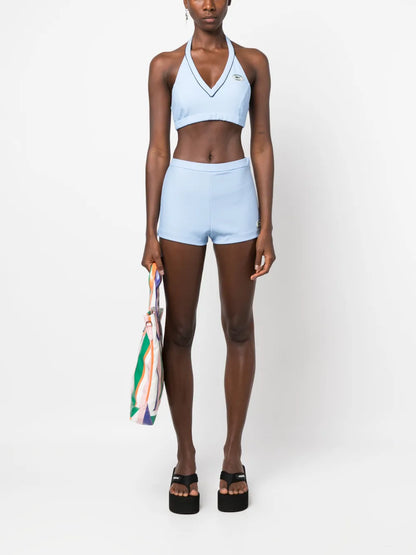 Logo-Patch Mini Shorts