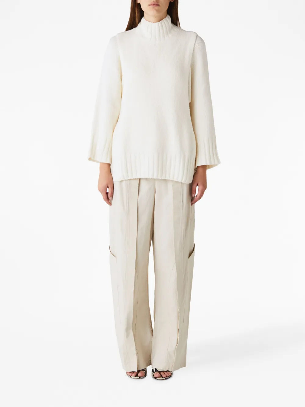 Escapee Layered High-Neck Jumper