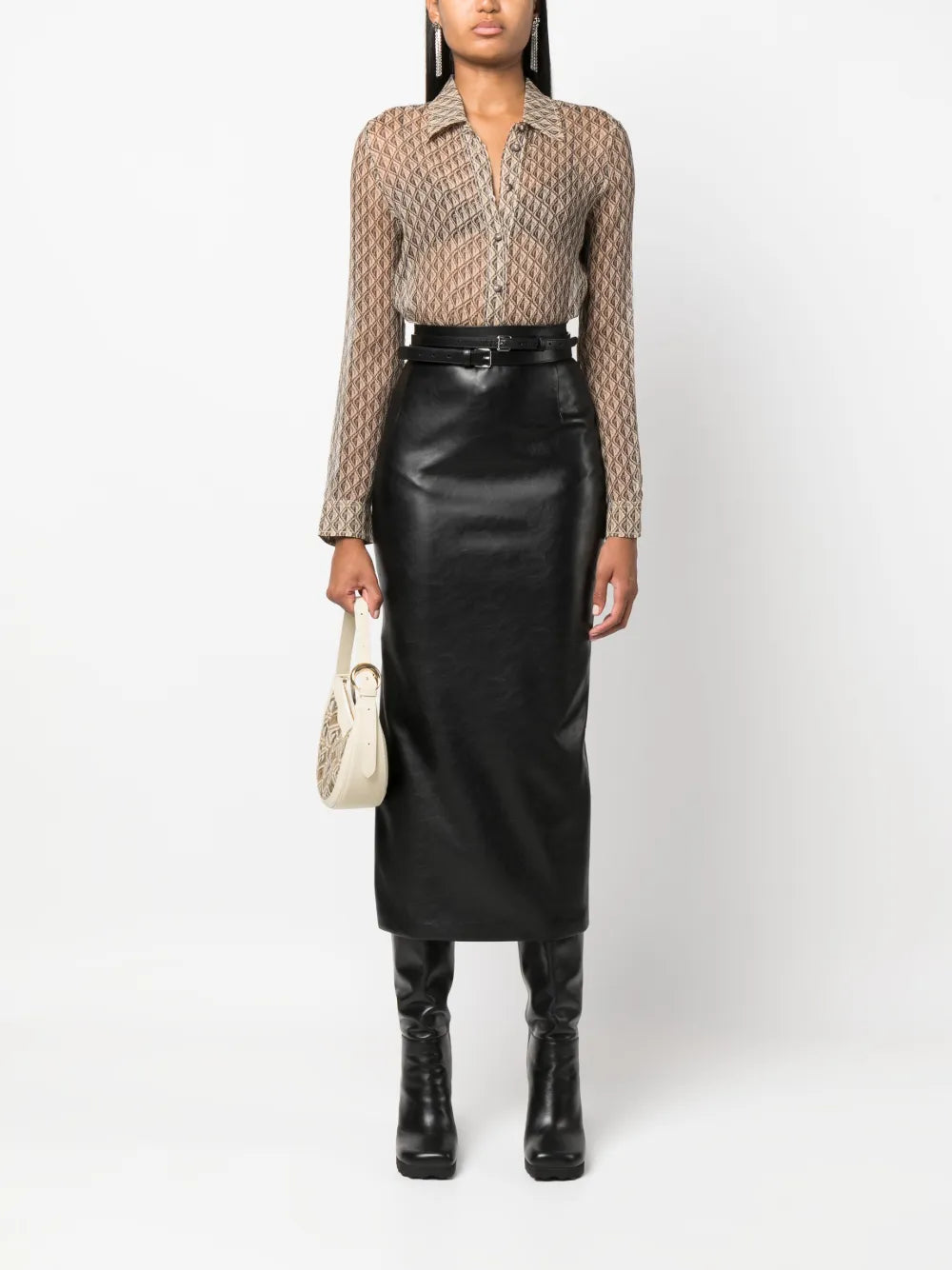 Moon Diamant Silk Shirt