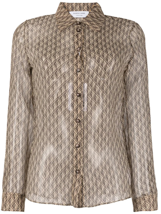 Moon Diamant Silk Shirt