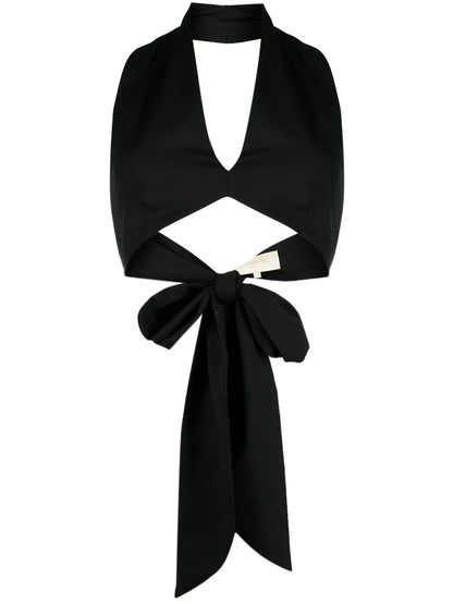 The Vera Halterneck Cropped Top