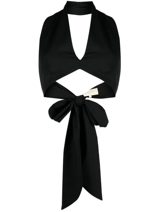The Vera Halterneck Cropped Top