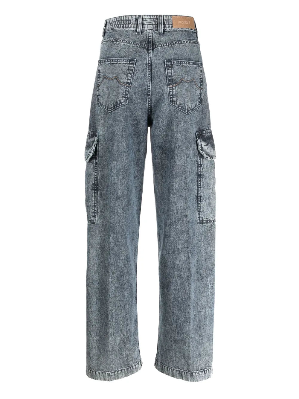 Lively-101 High-Rise Cargo Jeans
