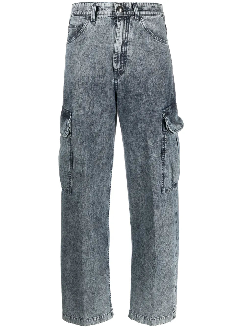 Lively-101 High-Rise Cargo Jeans