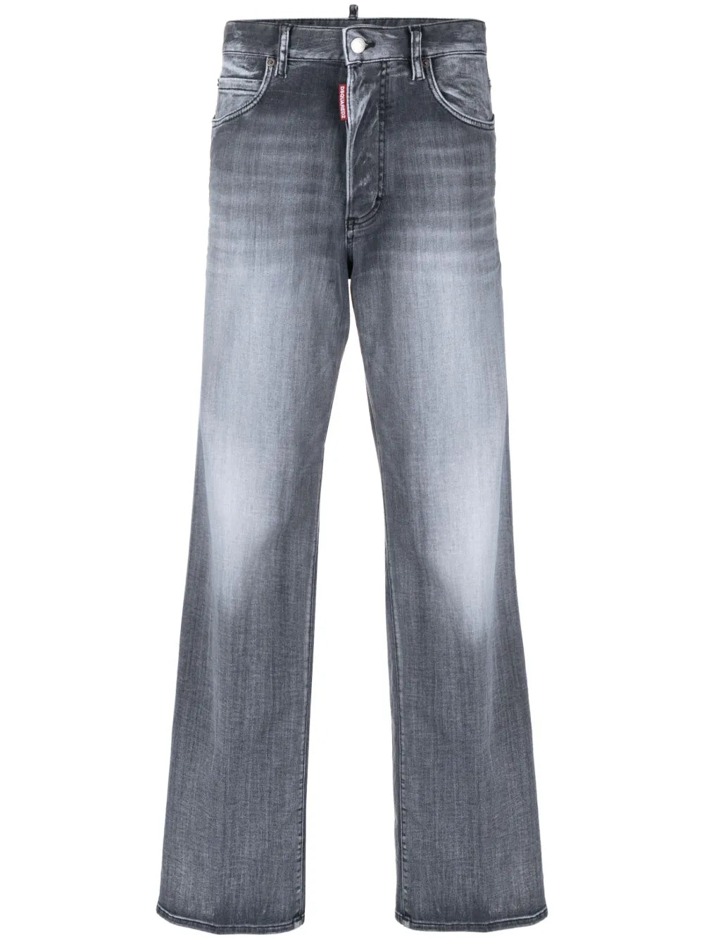 High-Rise Straight-Leg Jeans