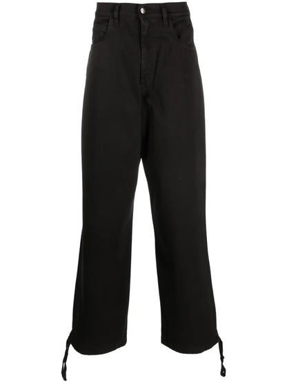 Mid-Rise Wide-Leg Jeans
