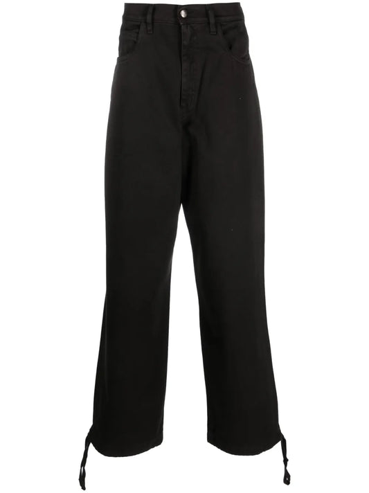 Mid-Rise Wide-Leg Jeans