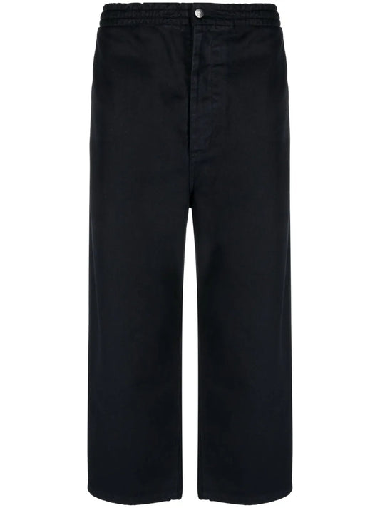Kobes Straight-Leg Cropped Jeans