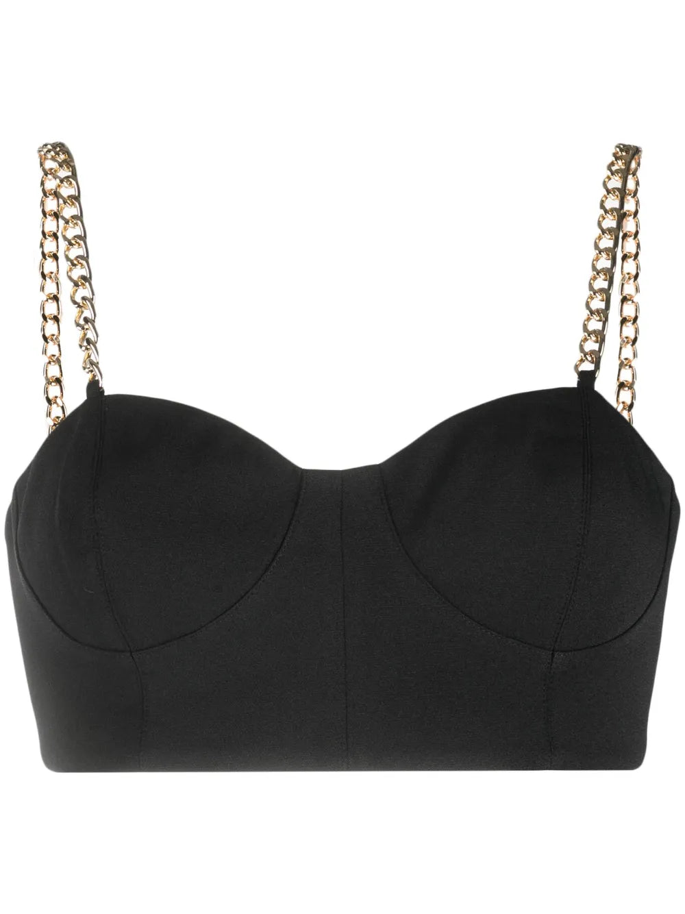 Chain-Link Strap Cropped Top