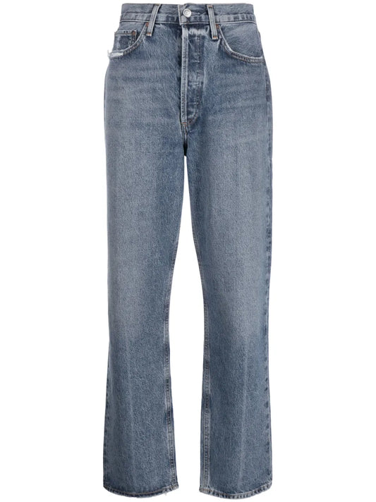 90S Pinch Waist Straight-Leg Jeans