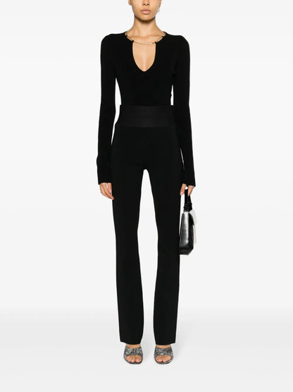 Chain-Embellished Jumper