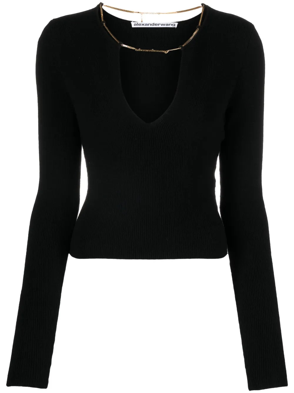 Chain-Embellished Jumper