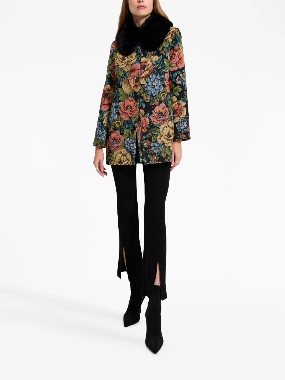 Monarch Floral-Pattern Jacket