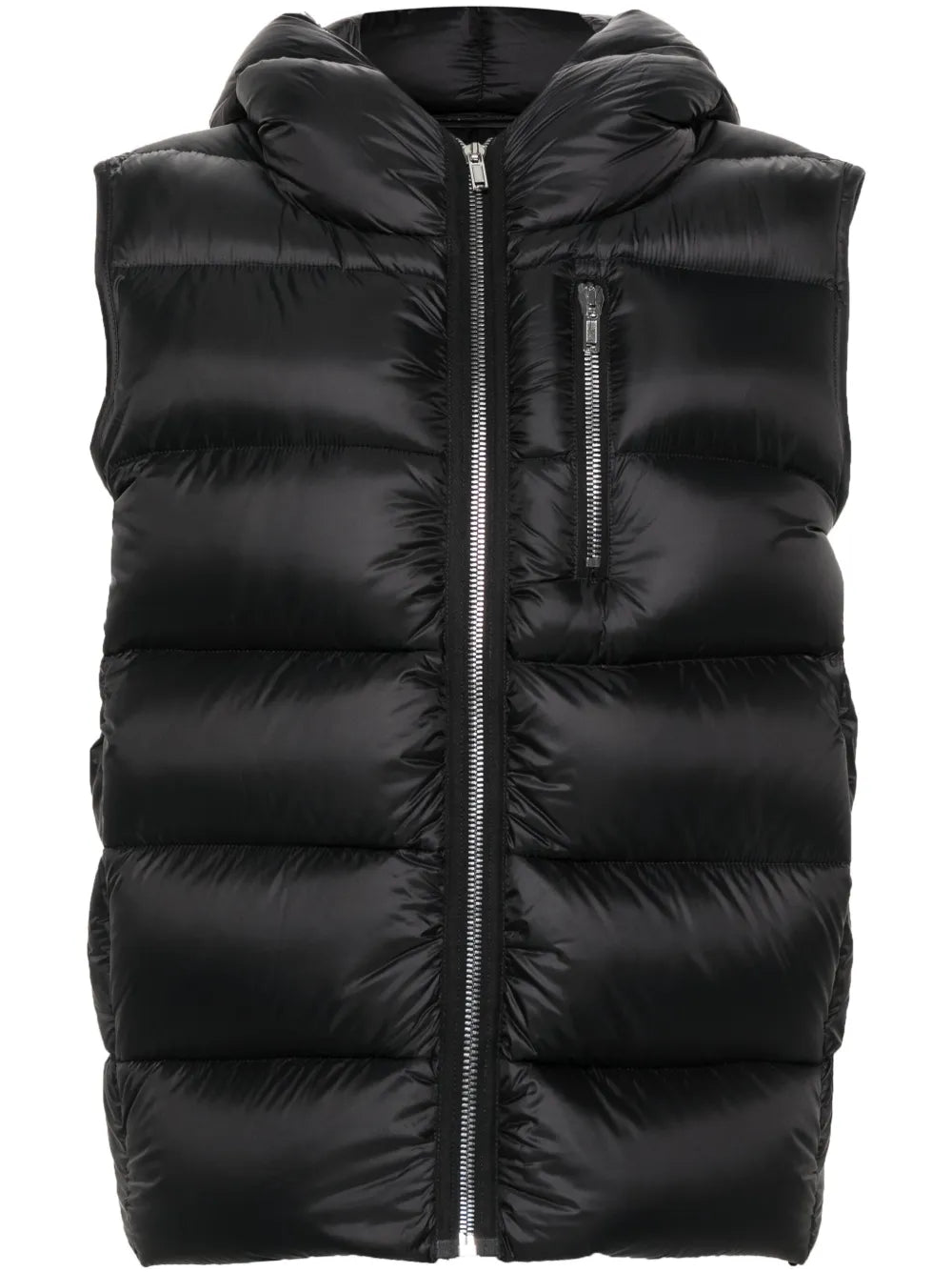 Hooded Quilted Down Gilet