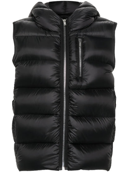 Hooded Quilted Down Gilet