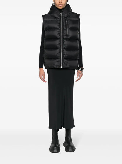 Hooded Quilted Down Gilet