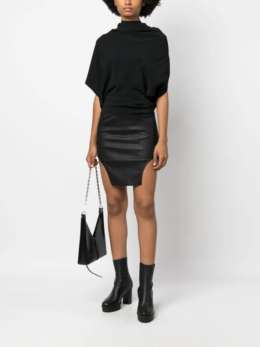 Diana Leather Miniskirt