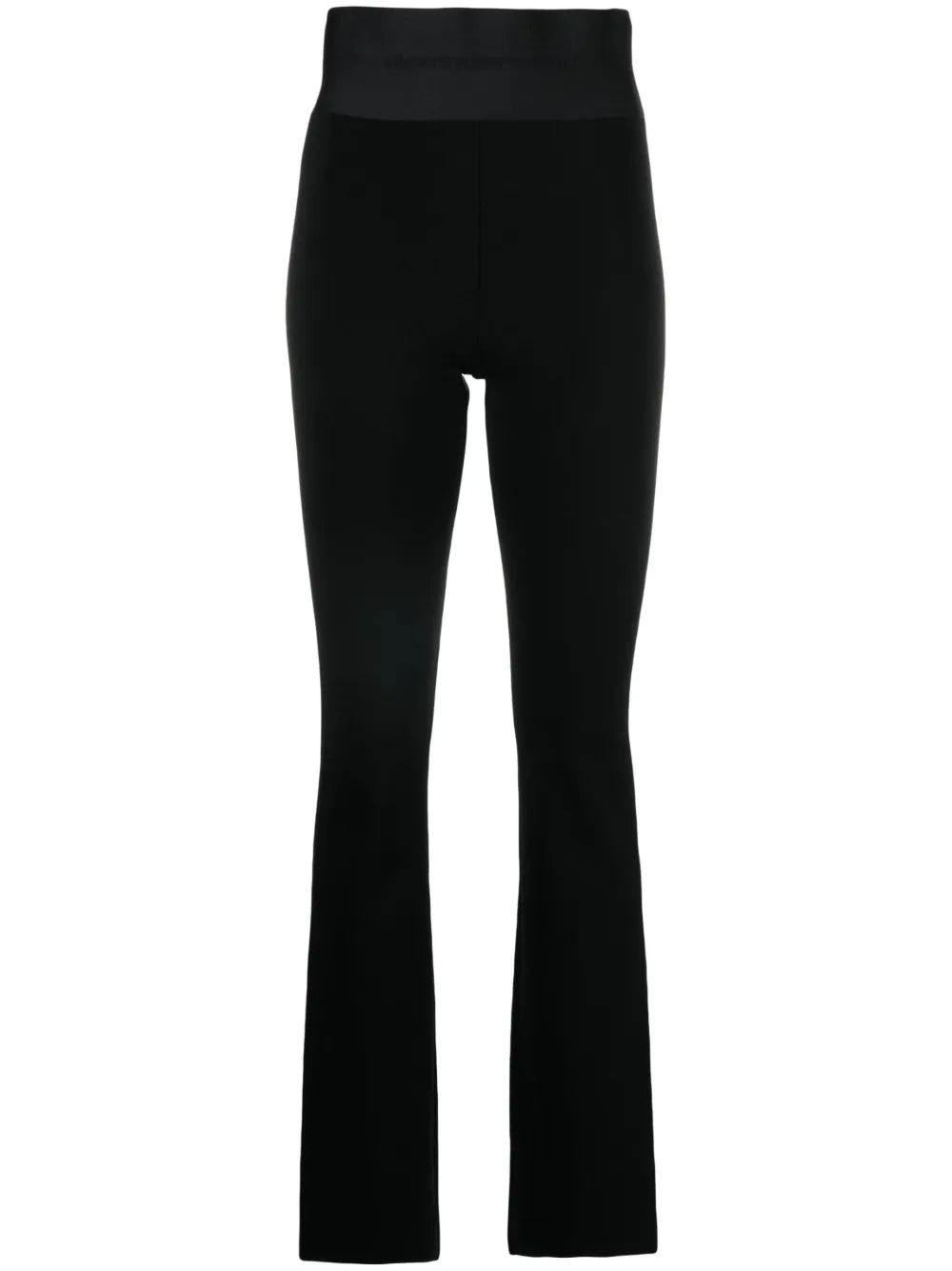 Logo-Waistband Bootcut Trousers