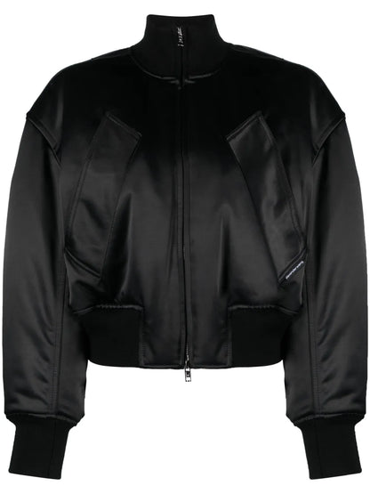 Logo-Tag Padded Bomber Jacket