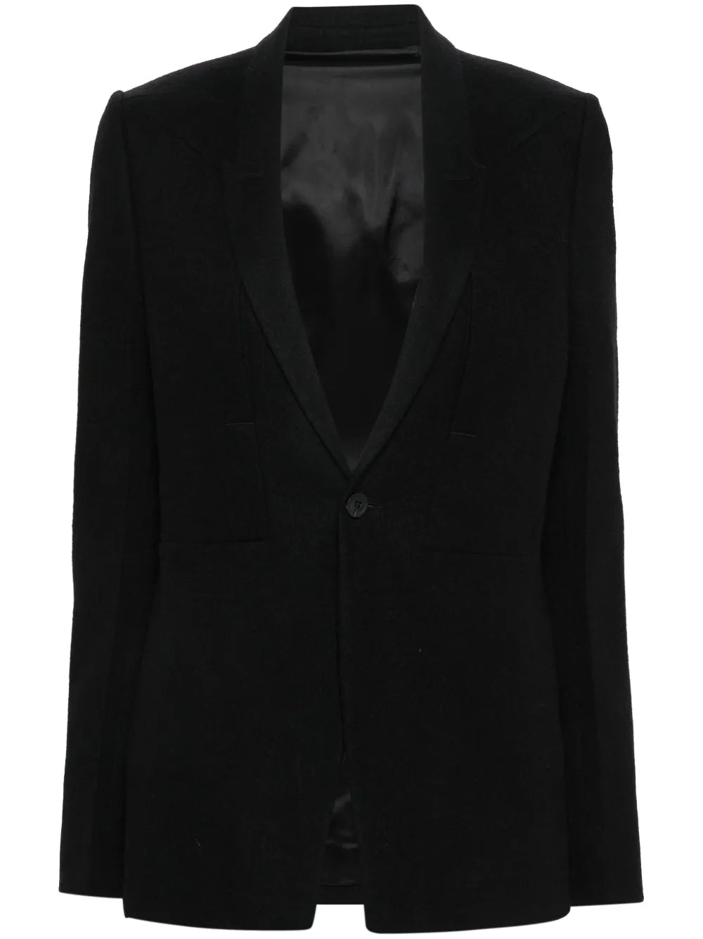 Narrow-Lapels Single-Breasted Blazer