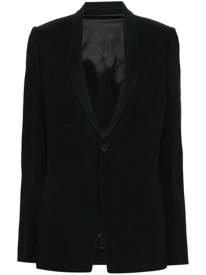 Narrow-Lapels Single-Breasted Blazer