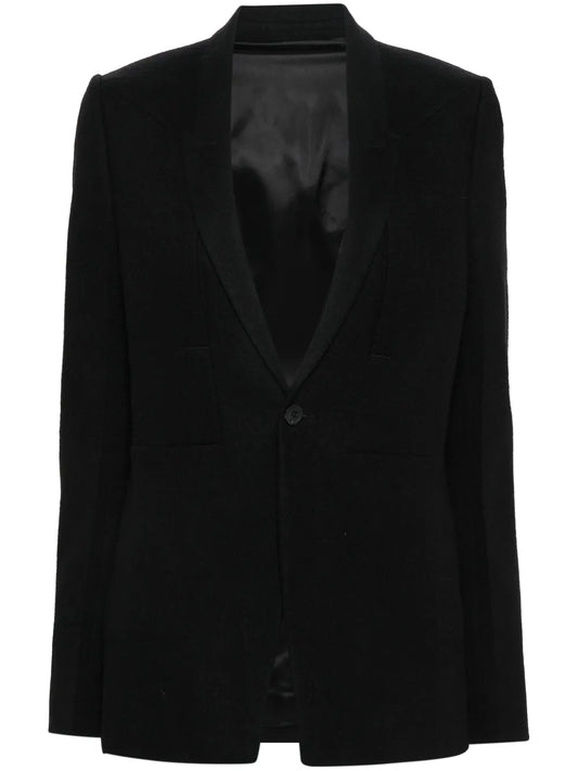 Narrow-Lapels Single-Breasted Blazer