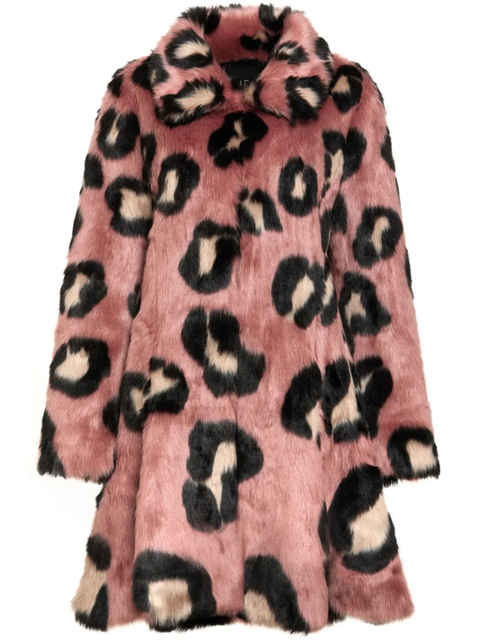 La Farfalla Leopard-Motif Jacket