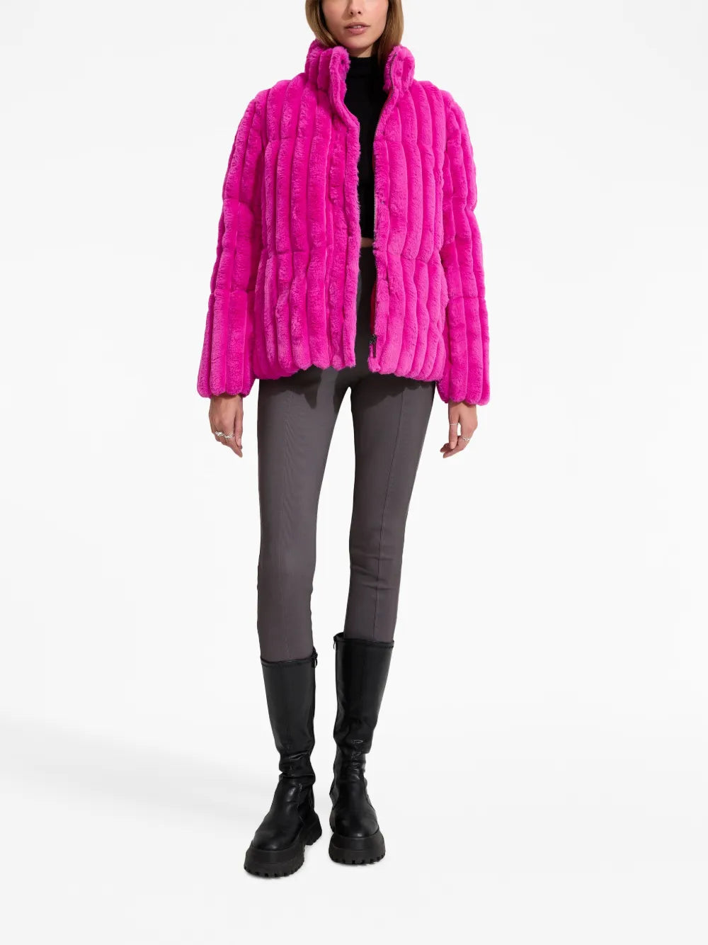 Recurrence Faux-Fur Puffer Packet