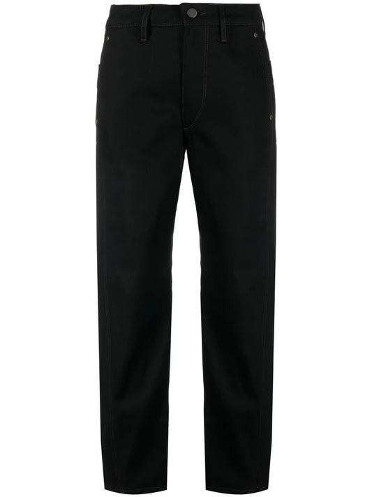Twisted Cropped Jeans