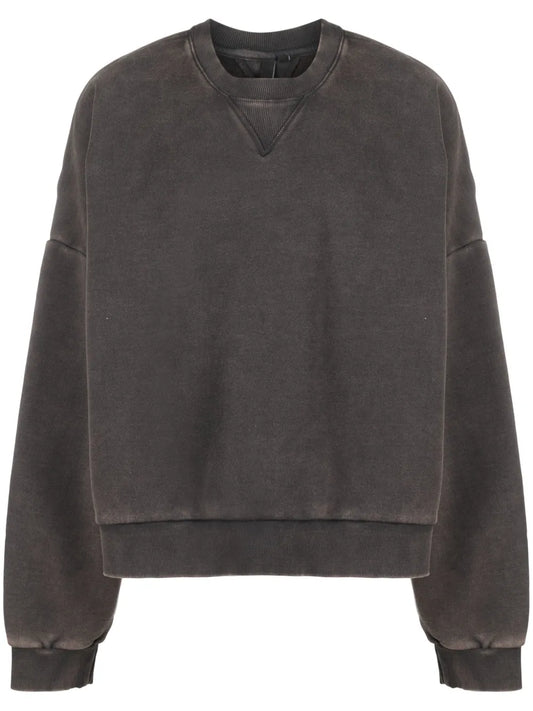 Mélange-Effect Cotton Sweatshirt
