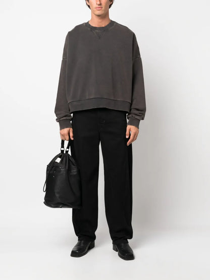 Mélange-Effect Cotton Sweatshirt